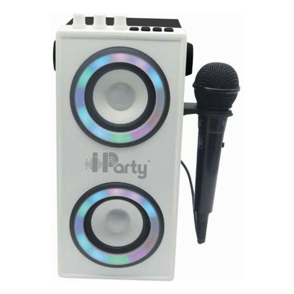 Draagbare Bluetooth Luidspreker met Microfoon iParty Lexibook BTP180Z Wit Bluetooth